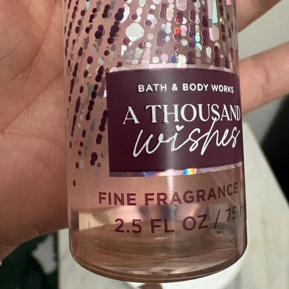 3pcs BATH & BODY WORKS A THOUSAND WISHES TRAVEL SET NWT - Picture 5 of 5